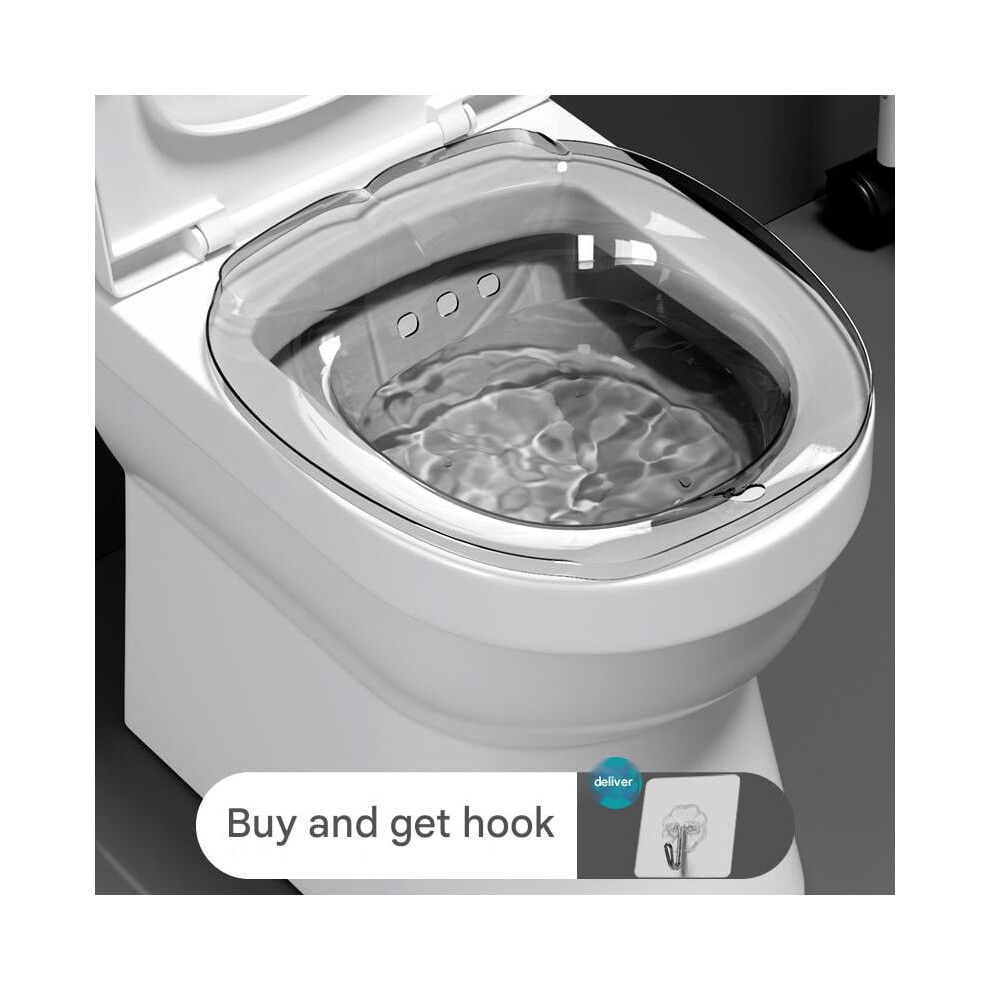 Toilet Sitz Bath Soak Basin for Postpartum and Hemorrhoid