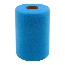 1 Roll 6" x 25 Yd Deep Lake Blue Tulle Fabric Roll for DIY Tutu, Bow, Baby Shower, Party, Wedding, Christmas Crafts