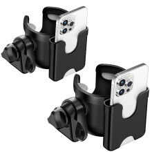 Walker Cup Holder with Phone Holder – Compatible with Uppababy, Nuna, Doona, Rollator, Bike & Scooter