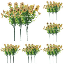 18 künstliche Blumenbündel für die Innen- und Außendekoration, Hängeampeln, Garten, Veranda, Fenster, Hochzeit und Landhausstil – kompatibel
