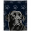 Dog Throw Blanket Black Labrador Print Quilted 1