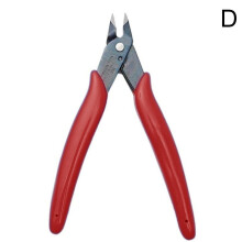 Small Wire Nipper Flush Diagonal Cutter – Lightweight, Thin, for Electronics, Jewelry & Fishing; Steel/Rubber Handles