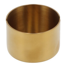 Gold Metal Household Ashtray for Home Office Hotel Desktop Decor