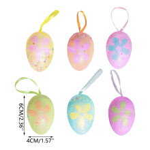 Easter Eggs Assorted Colors 6 Pcs