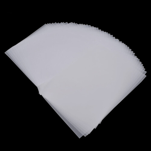 100 Pieces Transparent Writing Paper with High Transparency and, Quality Material for Clear Notes