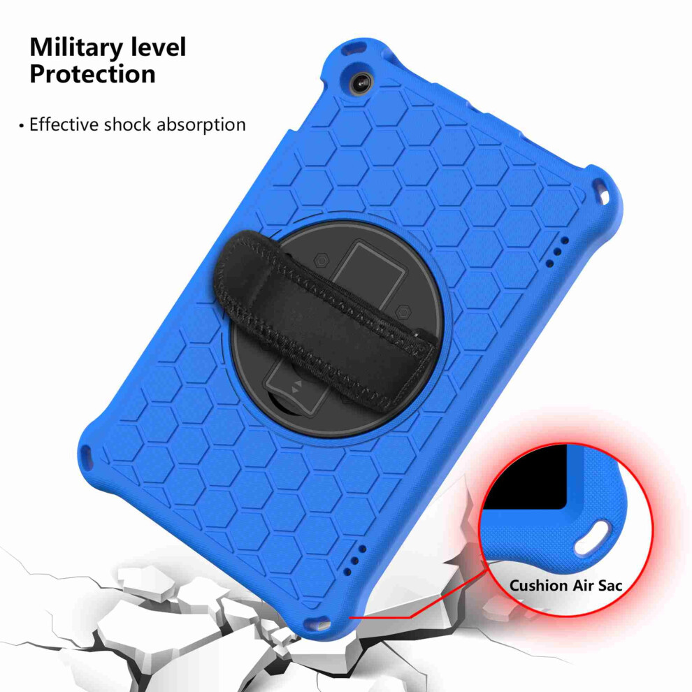 Fire Hd 10 Case (9Th/7Th/5Th Gen, 2019/2017/2015) Â Shockproof Hybrid Kids-Friendly Cover With 360 Kickstand, + Blue/Black 9341593595490