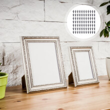 100 Pcs Photo Frame Back Sheets with Bent Turn Buttons Picture Frame Accessories for Crafting