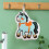Horse-shaped hanging hand towels polyester kitchen bathroom 1