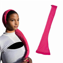 Hair Weave Sleeve for Locs with Drawstring & Elastic Band – Black, Compatible with Faux Locs, Braids, Dreadlocks