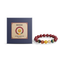 Purple Cinnabar Beaded Bracelet – Natural Gemstone, Wealth & Luck, Positive Energy, Spiritual Jewelry, Couple Matching, Fashion Accessory, Money