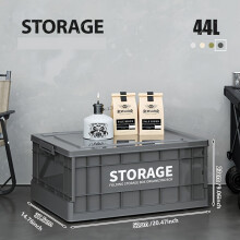 Foldable Storage Bin with Wheels & Lid, Large Capacity Stackable Plastic Organizer Box for Living Room, Bedroom, Kitchen, Bathroom