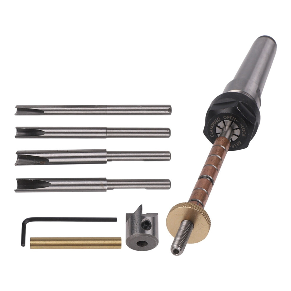 Complete 8Pcs Pen Turning Mandrel Set Featuring 7Mm Drill Bit For Crafts 9193271944720