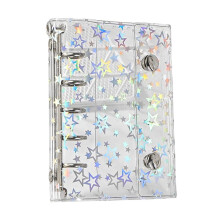 PVC Sticker Book with Removable M5 Seal and Double-Lock Design for Girls, Ideal for Note-Taking and Journaling
