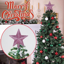 Five-Pointed Star Christmas Tree Topper 5.9 in