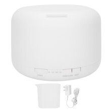 Luksuriøs opplevelse, 500 ml eterisk oljediffuser med justerbar kjølig tåke og 7 fargers LED-lys
