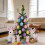 Rabbit-shaped Easter tree topper with bowknot, 1 piece 1