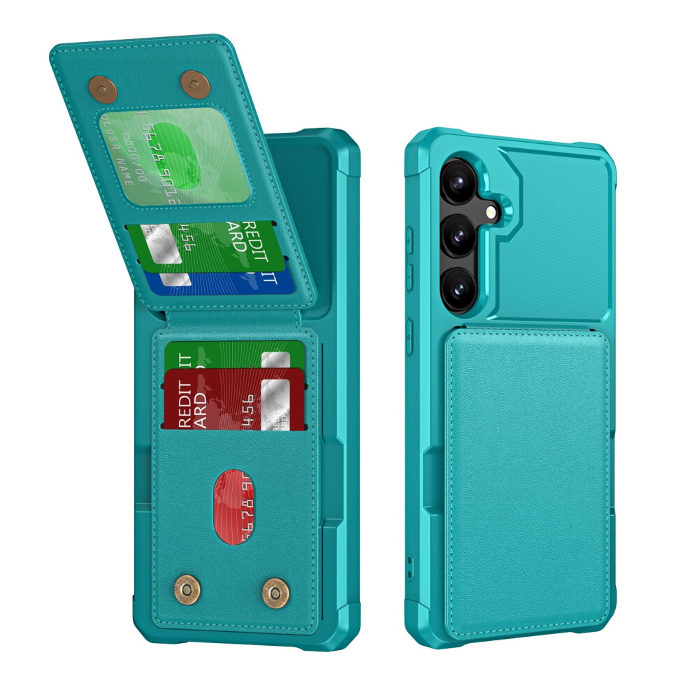 Magnetic Leather Wallet Case For Samsung Galaxy A16 5G Â Shockproof, Kickstand, Rubber Back, Green 9130661032896