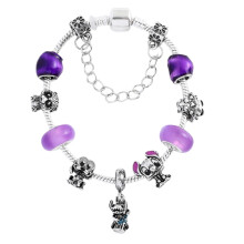 Anime Stitch Charm Bracelet for Women and Girls - 6.7 inch