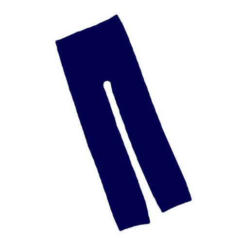 Χοντρό κολάν για κορίτσια Ninth Pants με φλις επένδυση, ζεστό παντελόνι σε μπλε σκούρο