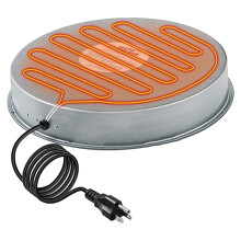 Heated Chicken Waterer Base Metal Winter Deicer 1 Unit