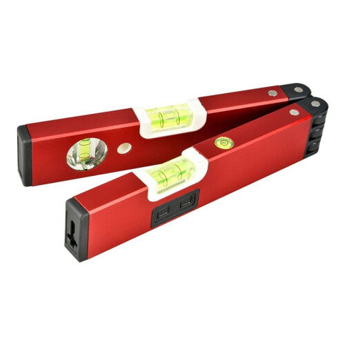 Multifunctional Aluminum Alloy Folded Laser Level  Horizontal Vertical Angular Quick Accurate Leveling Magnetism