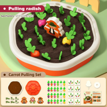 Carrot Pulling Toy for Kids - Garden Harvest Game with Fine