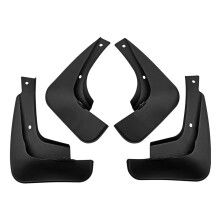 Splash Guards Mud Flaps For Toyota Camry 2002-2006, Custom No Drilling Mudguards Decorative Accessories, Front Rear Fender Protector-black