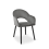 (Dark Grey, Set of 4) Goeurvant Dining Chairs 6