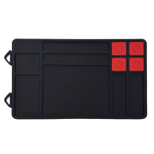 Heavy Duty Flexible Steel Mat for Precision Work – Strong-Hold Organizer Tray for Screws & Small Parts, Compatible with Table Saw Sled & Workshop
