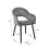 (Dark Grey, Set of 4) Goeurvant Dining Chairs 10
