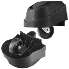 2 Pcs 12388 Foot Caster & 12293 Caster Kit for Rid-GID 6 & 16 Gal Wet/Dry Vac Casters Wheels for Plate-Casters