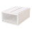 1Pc Stackable Transparent Storage Box Drawer-type Clothes Shoes Organizer 1