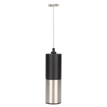 Coffee Frother Handheld, Stainless Steel Electric Mixer for Lattes, High Speed Frothing Wand Battery Operated for Cappuccino, Hot Chocolate, Matcha