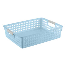Plastic Storage Basket Organizer – Waterproof Multi-Purpose Bin for Bathroom, Laundry, Toys & Home Clutter Control