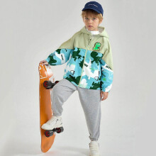 Toddler Kids Hooded Jacket, Boys & Girls Lightweight Spring Coat, Soft Breathable Long Sleeve Jacket (6M-7Y)