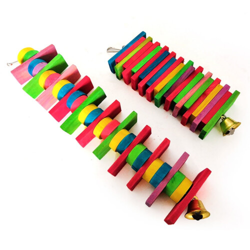 2 Pcs Bird Swing Talking Cactus Toy Premium Material