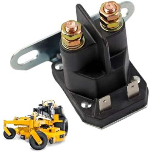 Starter Solenoid 606445 Compatible with Hustler Mowers 2