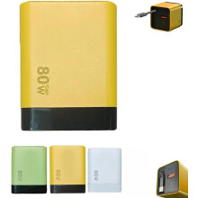 Module de charge rapide rétractable 3 en 1 : 80 W Type-C + 2 USB