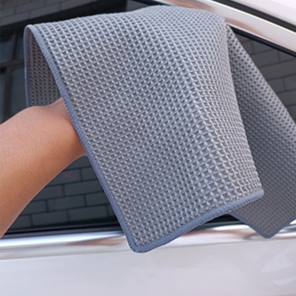 Microfiber Waffle Weave Car Detailing Towel Auto Glass Cleaning Cloth High Absorbency Wash Mitt Multi Purpose Cleaning Towel 9152228636293