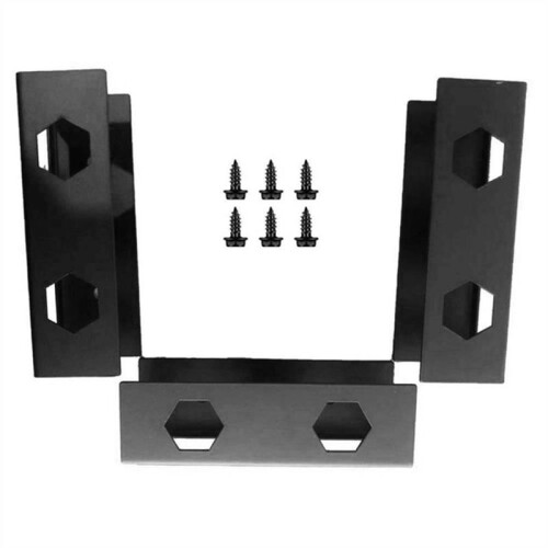 Under Desk Laptop Mount Sturdy with Screw Metal Notebook Space Saving Under Table Notebook Organizer Support 1