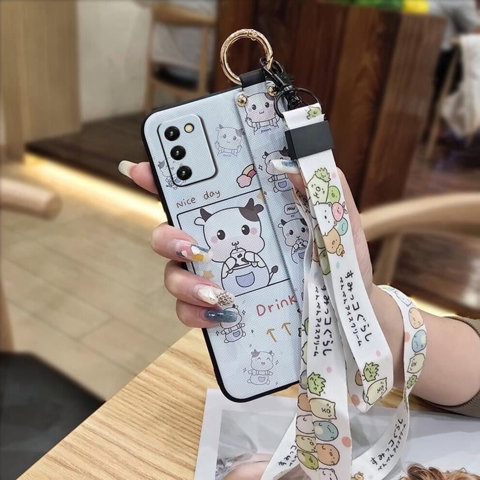 Phone Case Compatible With Samsung Galaxy A03s Asian Version/Sm-A037f Â Waterproof, Shockproof, Anti-Dust, With Wrist Strap & Kickstand 9170372245260