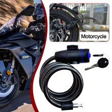 90cm Heavy Duty Motorcycle Bicycle Bike Chain Lock High Keys Security w/ New