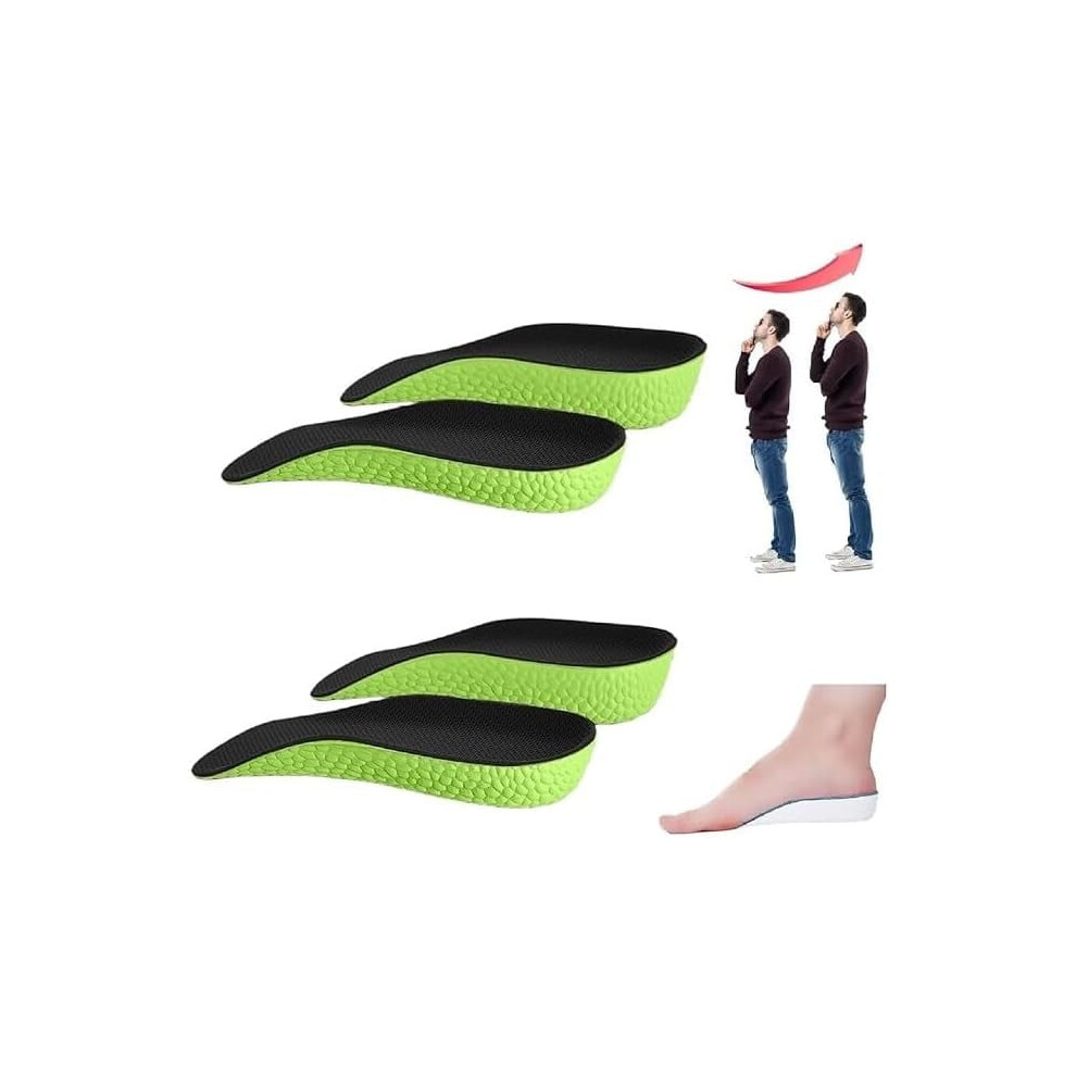 Orthopedic Height-Increase Insoles with Arch Support and