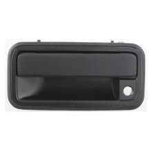 Exterior Front Driver Door Handle Textured Black Plastic