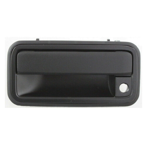 Exterior Front Driver Door Handle Textured Black Plastic
