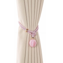 Curtain Tiebacks Heavy Duty Rope 2 Pack Pink