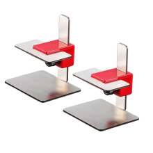 2pc Cabinet Door Installation Positioner Stainless Steel Floor Cabinet Leveler Adjustable Cabinet Hardware Jig Hand Tool