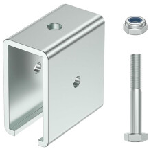 Strut Channel Connector Extended Bracket Connection for 1-5/8inch Wide and 1-5/8inch High Strut Channels