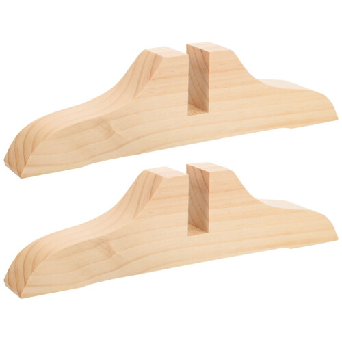 2 pieds de support en bois pour panneau de séparation de pièce