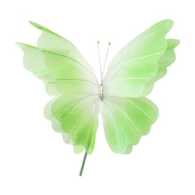Butterfly Mesh Flower Window Decoration 1 pcs